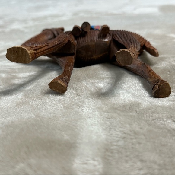 Camel Carved Blanket Chain Vintage - Picture 6 of 10